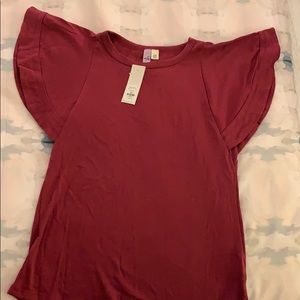 red francescas blouse